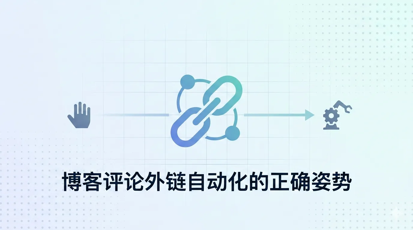 博客评论外链自动化的正确姿势