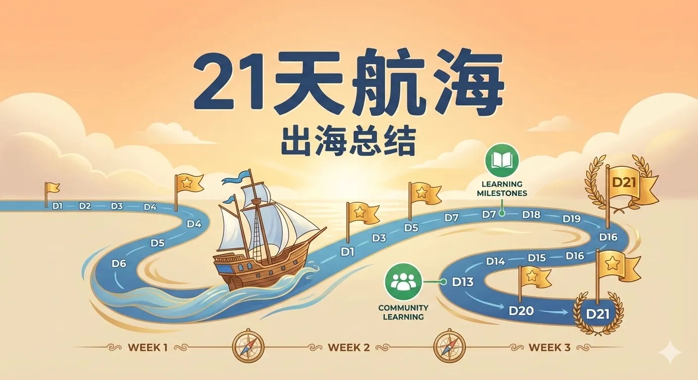 21天航海总结：关于社群、AI编程与出海之路的思考