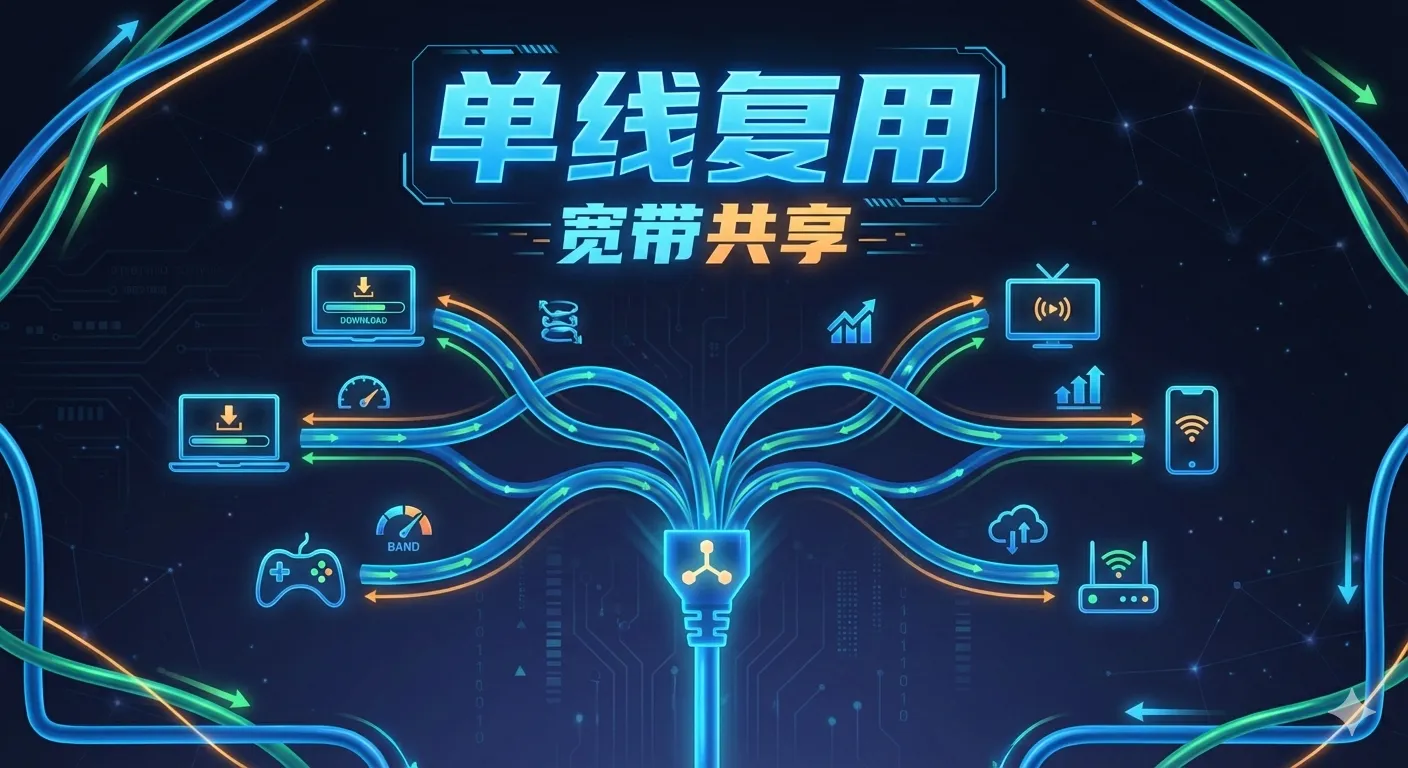 单线复用--家里宽带