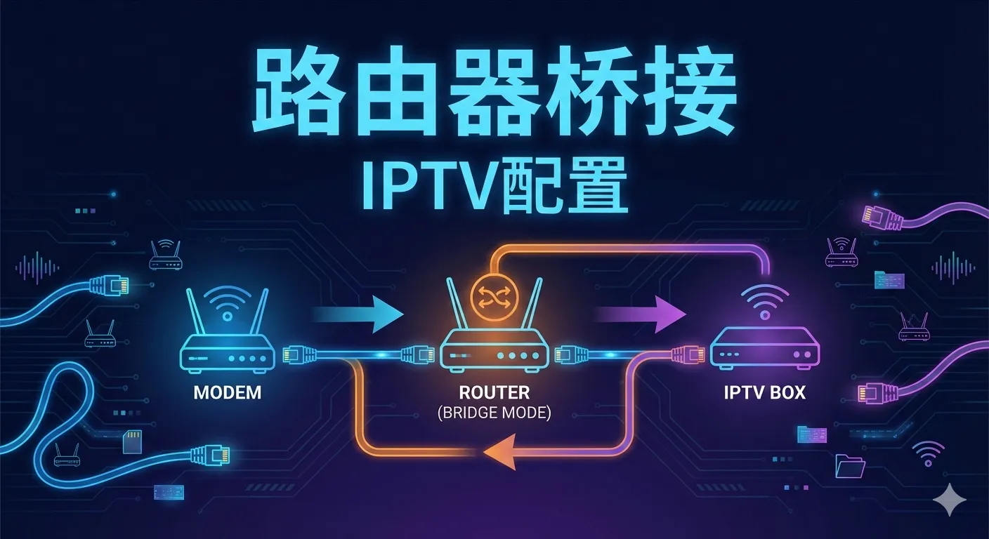 光猫路由改桥接，同时支持 IPTV