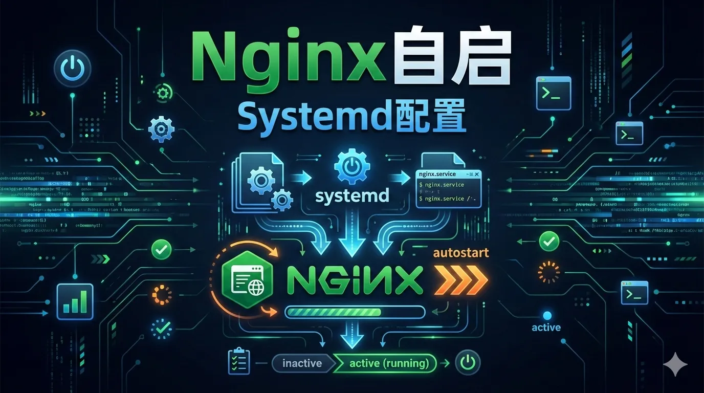 将 nginx 设置为开机自启动的配置